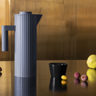 Alessi Plisse thermos 1l, gray - 3