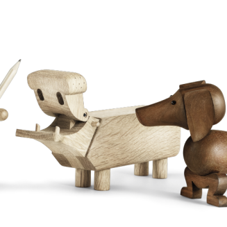 Figurka drewniana Kay Bojesen Piesek 10 cm - 4