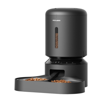 Dozownik karmy Petlibro Granary z podwójną miską, Wifi, 5L(czarny) - 3