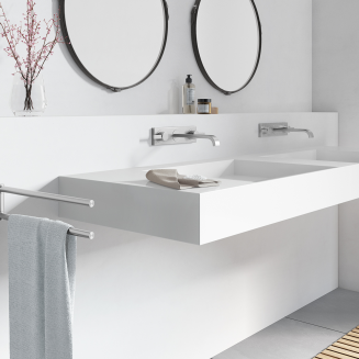  Zack Atore double bathroom rail, matt, 46 cm | FAST SHIPPING IN 24H - 3