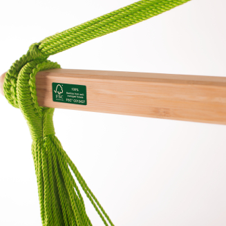  La Siesta Domingo lime comfort hammock chair - 2