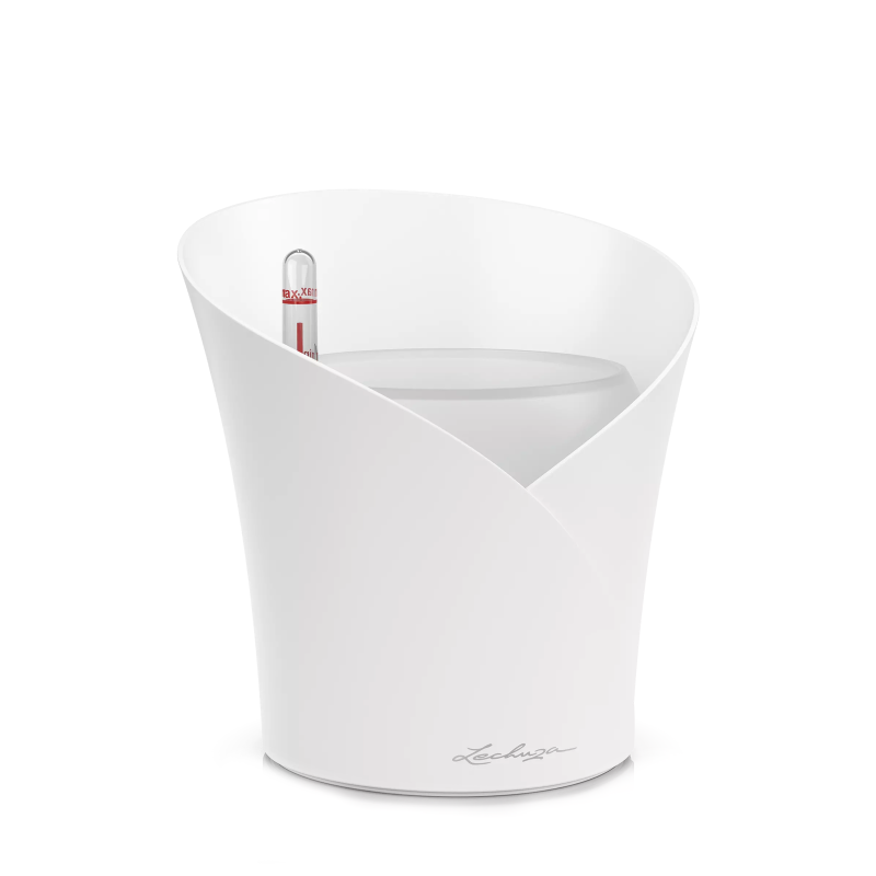  Lechuza Orchidea Color orchid planter, white