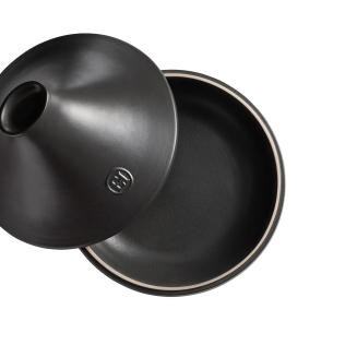 Naczynie tagine Emile Henry Delight 4l czarne indukcja - 3