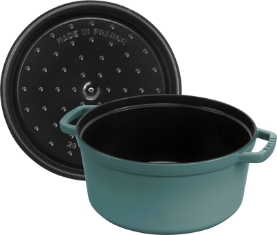 Garnek żeliwny okrągły Staub - 6.7 ltr, Eukaliptusowy | CENA BLACK WEEKS