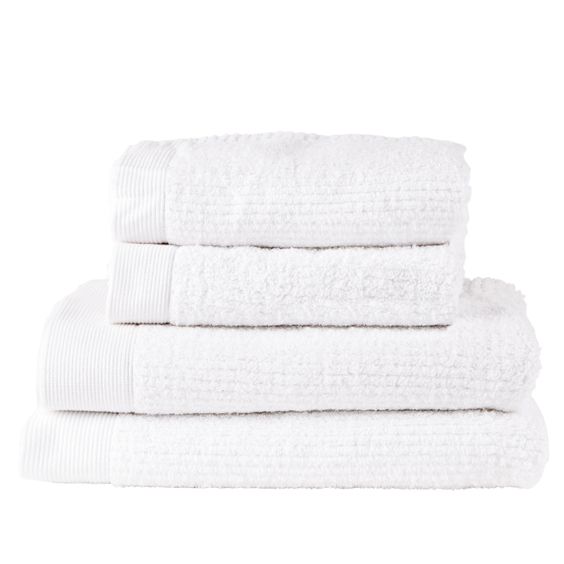  Set of 4 Zone Denmark Classic White towels