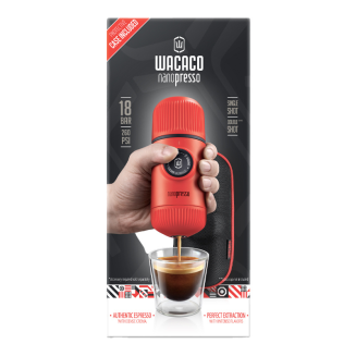 Przenośny ekspres do kawy WACACO Nanopresso Lava Red + Etui - 4