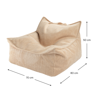  Wigiwama Beanbag Chair Brown Sugar - 8