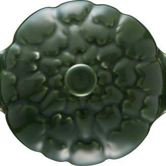 Mini Cocotte ceramiczny okrągły karczoch Staub - Zielony, 470 ml - 2