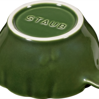 Mini Cocotte ceramiczny okrągły karczoch Staub - Zielony, 470 ml - 4