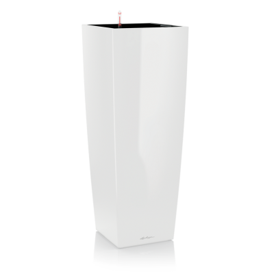 Donica Lechuza Cubico Alto Premium 40 biały połysk