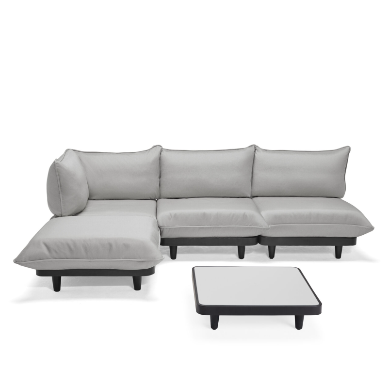 Zestaw mebli ogrodowych Fatboy Paletti Set Large Royal Wolf Grey ze stolikiem | PROMOCJA: POKROWIEC GRATIS!