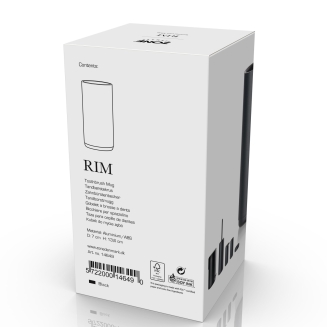 Kubek łazienkowy Zone Denmark Rim Black - 3