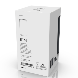 Kubek łazienkowy Zone Denmark Rim Black - 3