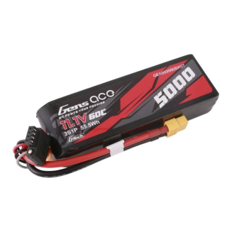 Akumulator GENS ACE G-Tech 5000mAh 11.1V 60C 3S1P XT60 - 2