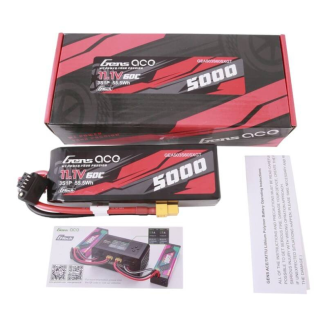 Akumulator GENS ACE G-Tech 5000mAh 11.1V 60C 3S1P XT60 - 5