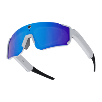 Sportowe okulary Colmi V06 AI Białe (z niebieskimi szkłami) - 3