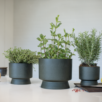 Doniczka Rosendahl RO Flowerpot Ø15 cm dark green - 2