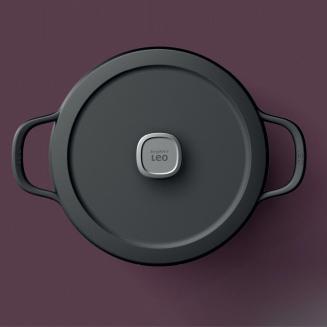 Garnek żeliwny z pokrywą BergHOFF Graphite 3 l - 6