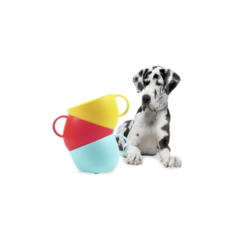 Miska dla psa United Pets Cup 2500 ml niebieska - 7