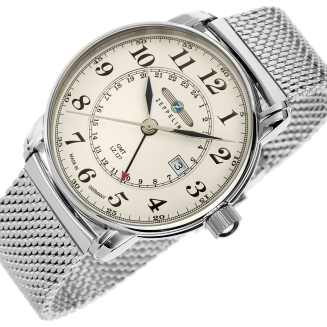 Zegarek Męski ZEPPELIN LZ127 Graf Zeppelin GMT 7642M-5 + BOX - 3