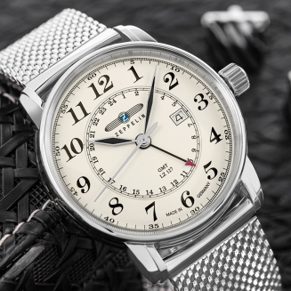Zegarek Męski ZEPPELIN LZ127 Graf Zeppelin GMT 7642M-5 + BOX - 4