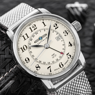 Zegarek Męski ZEPPELIN LZ127 Graf Zeppelin GMT 7642M-5 + BOX - 4