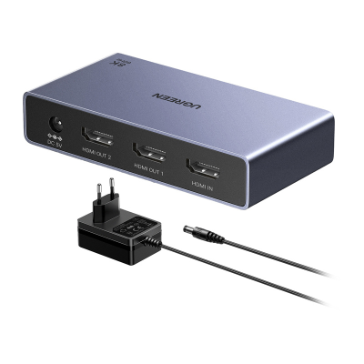  Ugreen CM694 HDMI Splitter 1x2, 8K, 60Hz (Black)
