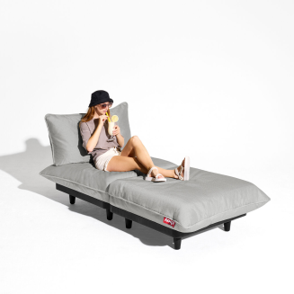 Siedzisko ogrodowe Fatboy Paletti Hocker Royal Wolf Grey - 2