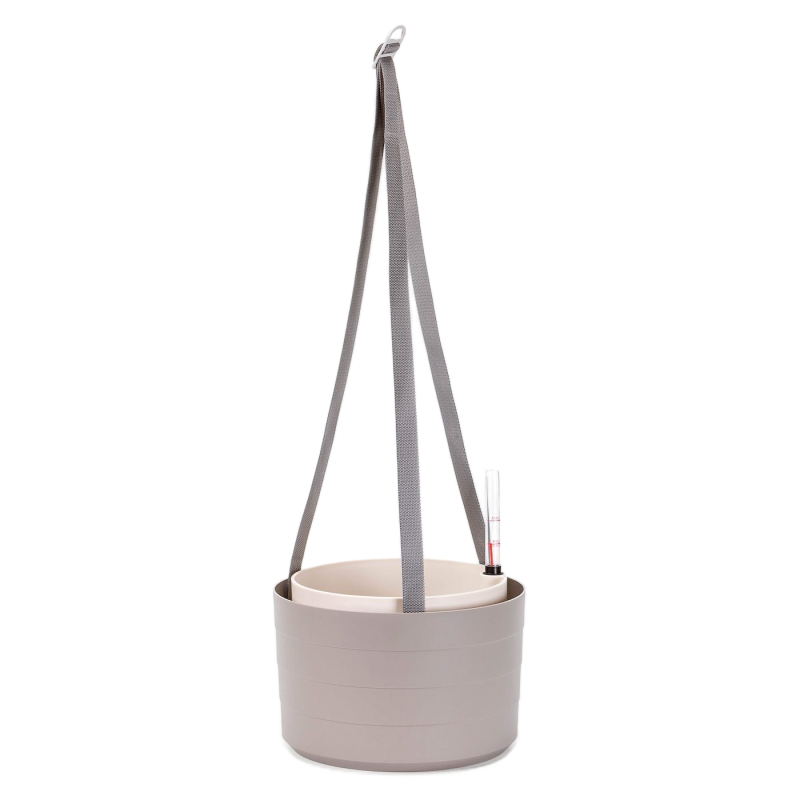 Wisząca donica samo-nawadniająca Urbalive Berberis jasnoszary 30 cm