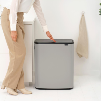 Kosz Brabantia Bo Touch Bin 2x30 l Soft Grey - 7
