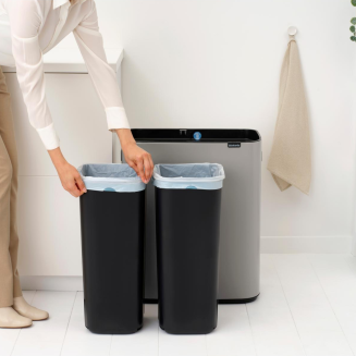 Kosz Brabantia Bo Touch Bin 2x30 l Soft Grey - 10