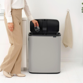 Kosz Brabantia Bo Touch Bin 2x30 l Soft Grey - 11