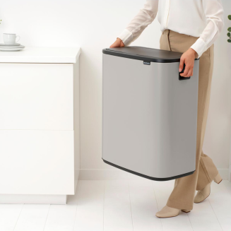 Kosz Brabantia Bo Touch Bin 2x30 l Soft Grey - 12