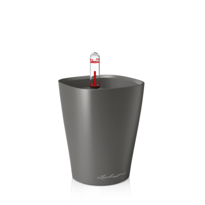 Doniczka Lechuza Mini Deltini antracyt metallic