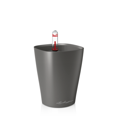 Doniczka Lechuza Mini Deltini antracyt metallic