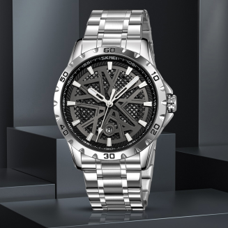 Zegarek Męski Skmei 9337SIBK + BOX - 2