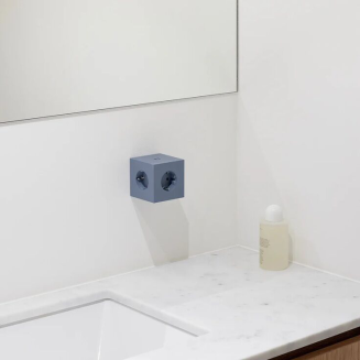 Rozszerzacz gniazd Avolt Square 2 z podwójnym USB-C o mocy 30 W niebieski - 10