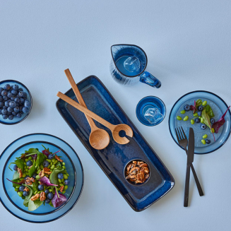 Bitz Oak salad spoon set 24 cm - 5