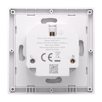 Inteligentne gniazdko ścienne Sonoff WS01TPF-E WiFi (typ F) - 4