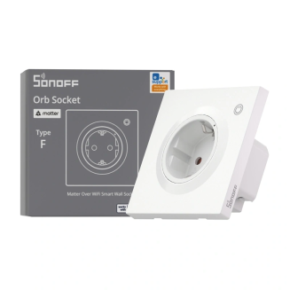 Inteligentne gniazdko ścienne Sonoff WS01TPF-E WiFi (typ F) - 5