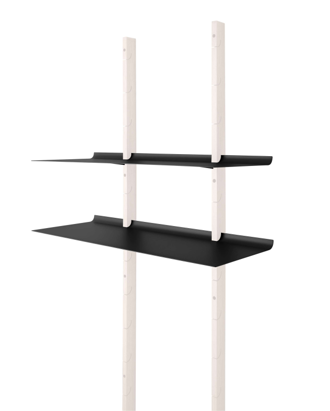  Set of 2 Eva Solo Smile Black shelves 80x30 cm