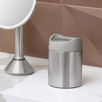 Kosz na toaletkę Simplehuman 1.5 l stal matowa - 3