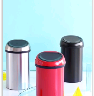 Kosz Brabantia Touch Bin 60l stal matowa - 7