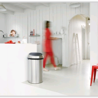 Kosz Brabantia Touch Bin 60l stal matowa - 8