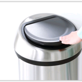 Kosz Brabantia Touch Bin 60l stal matowa - 9