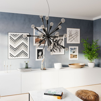 Lampa wisząca By Rydens Leo 24-fl - 2