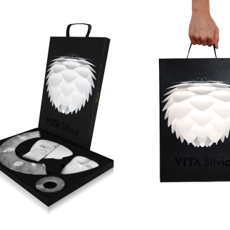 Lampa Umage Silvia White&Silver 45 cm - 9