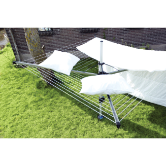 Obrotowa suszarka ogrodowa Brabantia Topspinner 40 m szary - 8