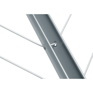 Obrotowa suszarka ogrodowa Brabantia Topspinner 40 m szary - 3