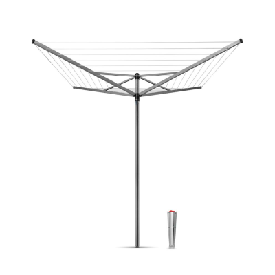 Obrotowa suszarka ogrodowa Brabantia Topspinner 40 m Metallic Grey